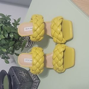 Steve Madden Yellow Kenley Sandals